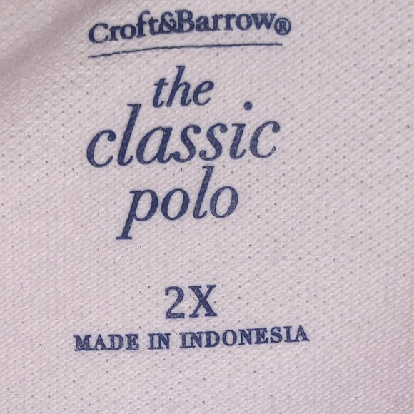 Croft & Barrow Classic Polo 2x - Picture 1 of 4